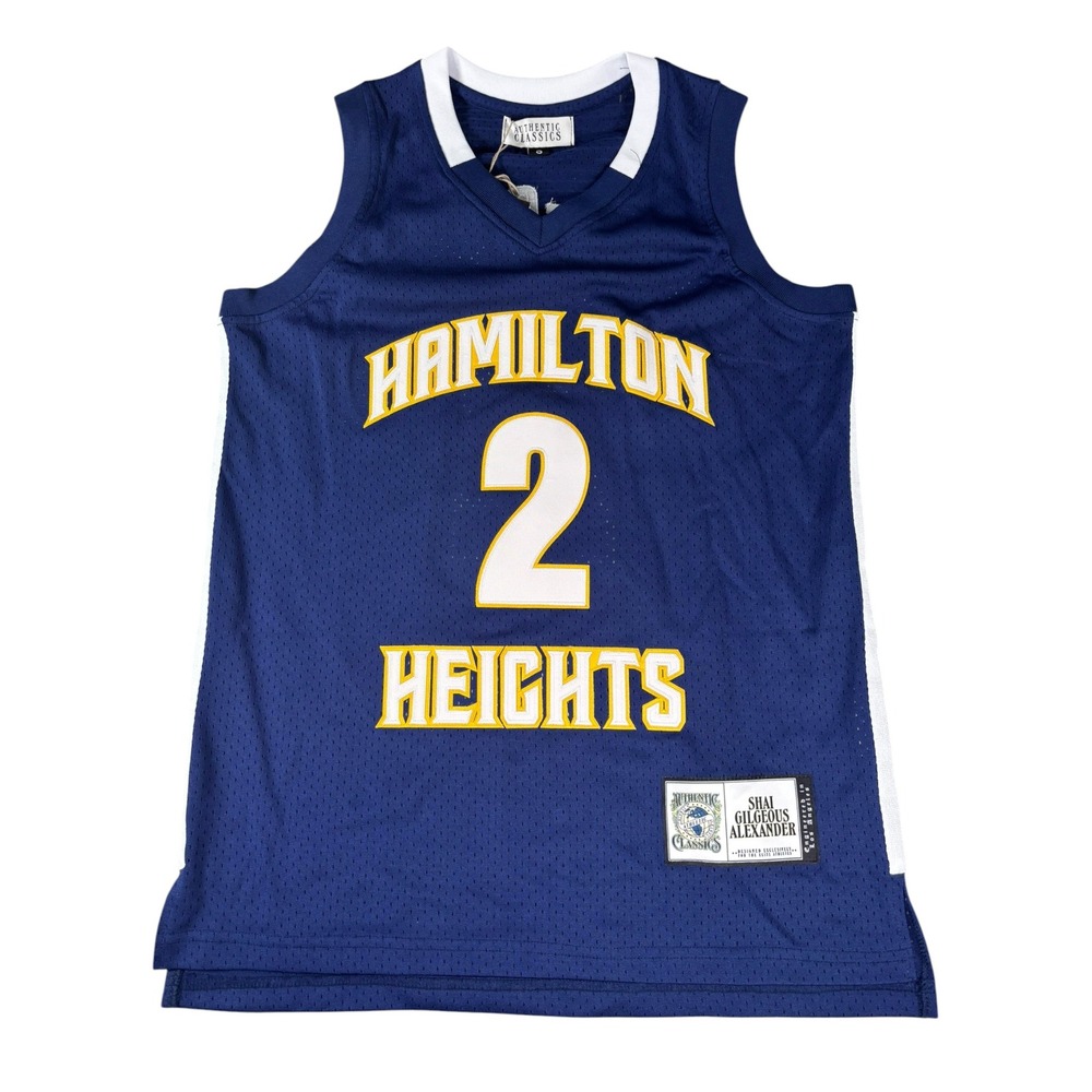 Authentic Classics Shai Gilgeous-Alexander Hamilton Heights Jersey Navy Small